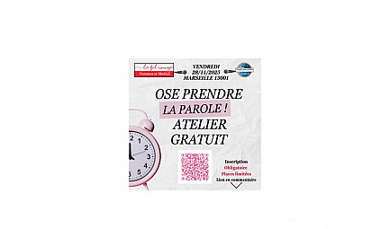 Prochain évènement de Fil rouge Femmes et Médias - OSE PRENDRE LA PAROLE !